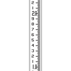 Style C Staff Gage, 0 to 1.06 ft (#15402)